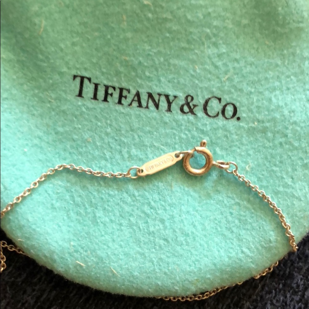 Tiffany necklace - Circle Pendant - Sterling Silver - Picture 3 of 6